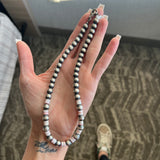 8mm Navajo Pearls- pink conch