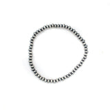 Saucer Navajo Pearl Stretch Bracelet - 4.5mm