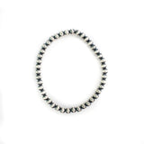 Navajo Pearl Stretch Bracelet - 5mm (extended size)
