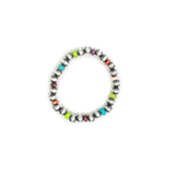7mm Navajo Pearl and Multi Stretch Bracelet