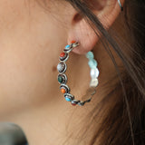 1 1/2" Zuni Hoops - Multi