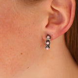3/4" Zuni Hoops- Pink Conch