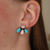 The Ronans - Turquoise & Pink Conch