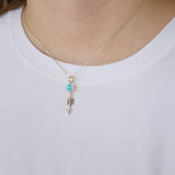 The Aaliyah- Sleeping Beauty (Pendant w/ Chain)