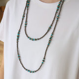 Tucson Navajo Pearls- Turquoise (60")