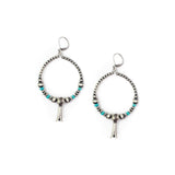 Navajo Pearl Earrings- Blossom