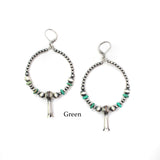 Navajo Pearl Earrings- Blossom