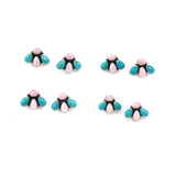 The Ronans - Turquoise & Pink Conch