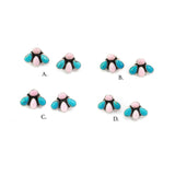 The Ronans - Turquoise & Pink Conch