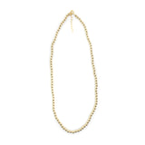4mm Gold Beaded Necklace