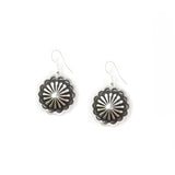 All Silver Concho- Dangle