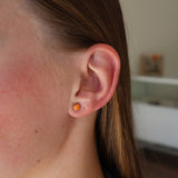 5mm Orange Spiny Oyster Studs