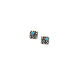 The Simones Post w/cross - Turquoise