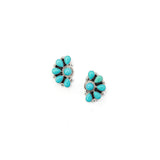 2025 BLACK FRIDAY: 1/2 Turquoise Cluster Earrings