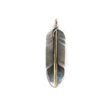 The Etta - 14k Gold Feather Pendant