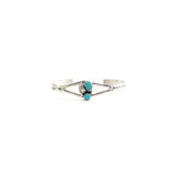 The Bronson Baby Cuff- Turquoise