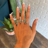 Navajo Pearl Bow Ring (5-7)