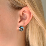 The Leia w/ Cross - Sleeping Beauty Turquoise