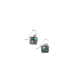 The Simones w/ cross Dangles - Turquoise