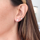 5mm White Buffalo Studs