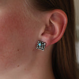 The Simones Post - Turquoise