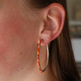 2"  Orange Spiny Hoops