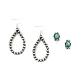 2025 BLACK FRIDAY: Machine Made Navajo Pearl Earrings & Turquoise Studs