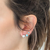 8mm Navajo Pearl Studs