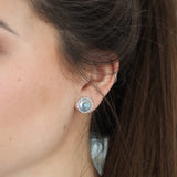 Concho Studs - Round Turquoise