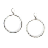 3mm Navajo Pearl Hoops - 2 3/4"