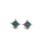 9 Stone Zuni Studs