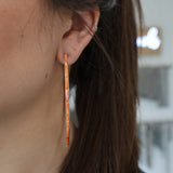 3" Orange Spiny Hoops
