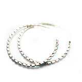 The Original Zuni Hoops - Turquoise: 3"