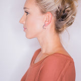 3/4" Zuni Hoops-Turquoise