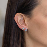 The Turquoise Horseshoe Studs