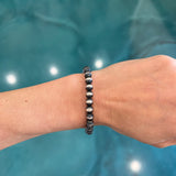 Navajo Pearl Stretch Bracelet - 7mm