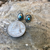The Concho Studs Small - Turquoise