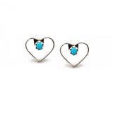 The Simple Wire Heart Studs