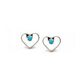 The Simple Wire Heart Studs