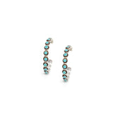 1 1/2" Zuni Hoops - Turquoise