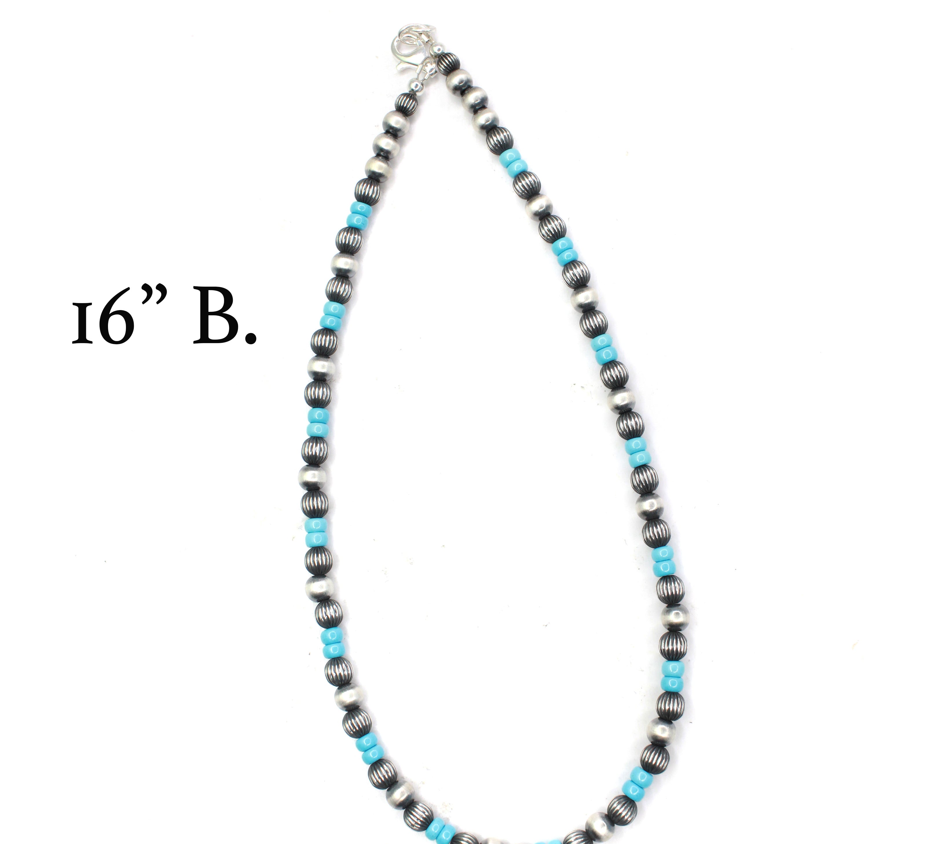 6mm Navajo Pearls - Sleeping Beauty