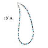 6mm Navajo Pearls - Sleeping Beauty