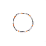 4mm Stretch Bracelet - Orange Spiny Oyster