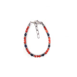 Spiny Oyster and Lapis Clasp Bracelet