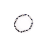 Multi Size Navajo Pearl Stretch Bracelet- Lapis