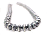 14mm Stamped Saucer Navajo Pearls - 18"