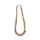 The Graduated Rondelle Necklace- Bumblebee Jasper (22 3/4")