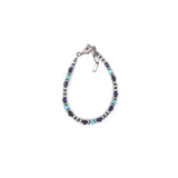 4-5mm Lapis and Turquoise Clasp Bracelet