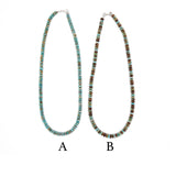 6mm Kingman Rondelle Necklace - 18"