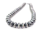 15mm Stamped Saucer Navajo Pearls - 18"
